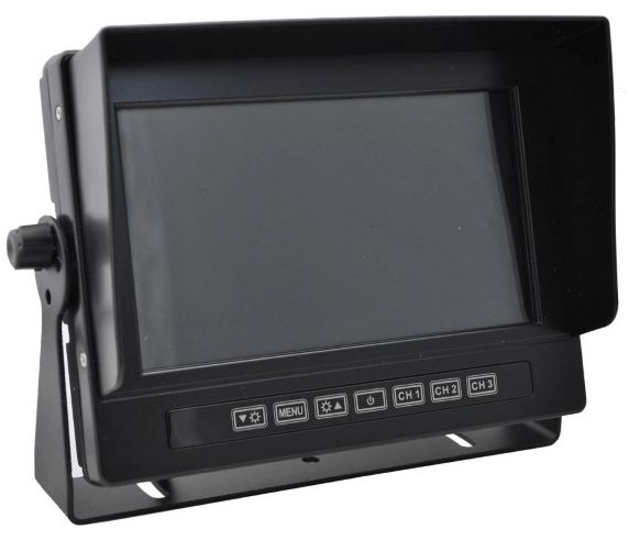 Monitor for thermal night vision cameras